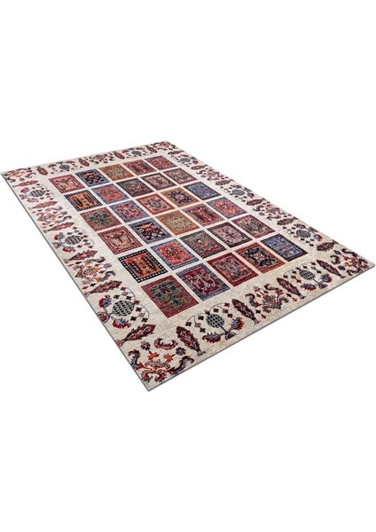Halı Beyaz Patchwork Dijital Baskı Halı