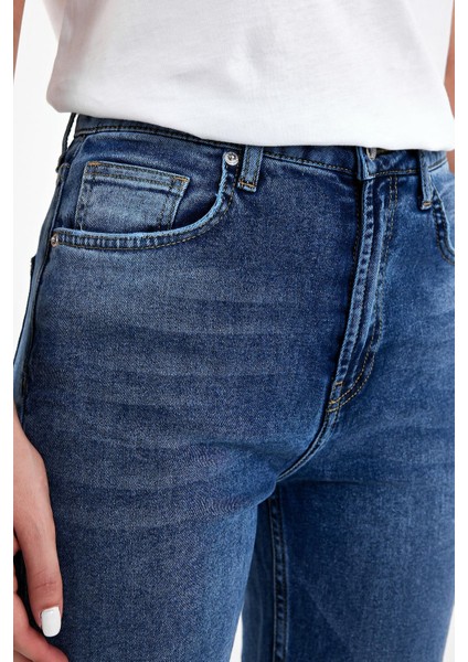Kadın Wanda Dark Blue Wide Leg Jean Pantolon modelleri