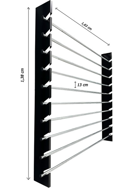 10'lu Cam Filmi Standı 1.52CM Folyo ve Ppf Takılabilir