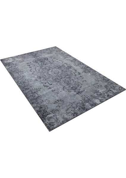 Halı Gri Klasik Desen Dijital Baskı Halı