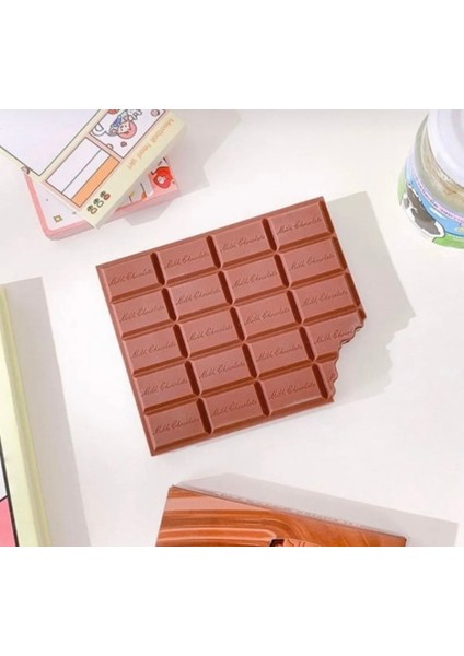Harika Çikolata Kokulu Kare Çikolata Not Defteri Chocolate Notebook