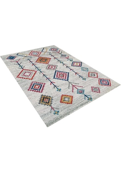 Halı Gri Dörtgen Desenli Dijital Baskı Halı fiyatları