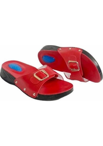 Hallux Valguslu Terlik Kırmızı Numara 37