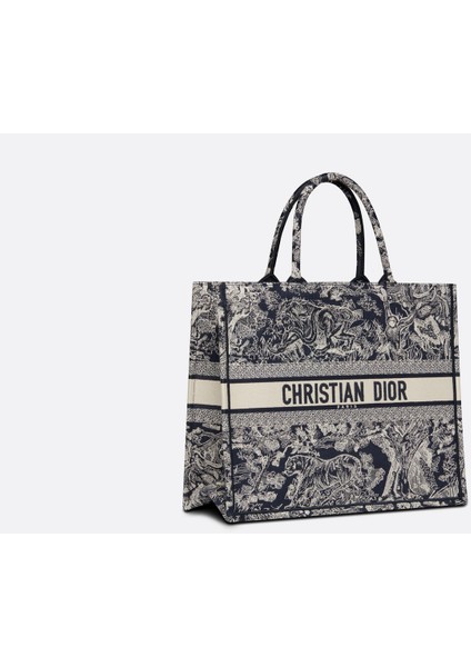 Dior Kadın Kol Çanta - Kol Çanta - Plaj Çanta - Large Dior Book Tote Bag