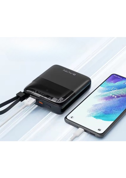 PC009S 22.5W Hızlı Şarj 10000mAh Taşınabilir Powerbank