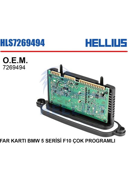 Far Kartı Bmw 5 Serisi F10 Çok Programlı