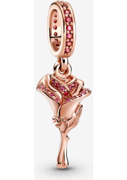 Gül Çiçek Sallantılı Charm