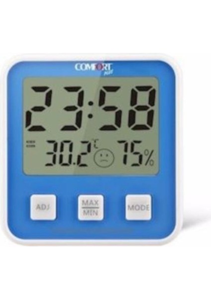 Isı Nem Ölçer Mavi DM-658