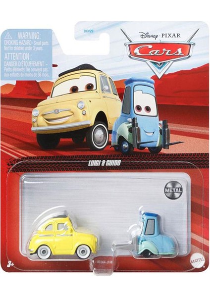 Cars 3 Tekli Karakter Araçlar Luigi & Guido DXV29 HFB64