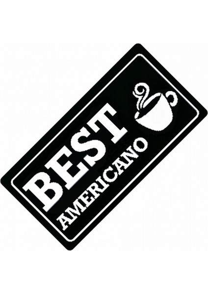 Americano Yazılı Sök-Tak-Pratik Vantuzlu Yeni Nesil Dekor Plaka