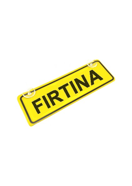 Fırtına Sök-Tak Pratik Yeni Nesil Sarı Dekor Plaka