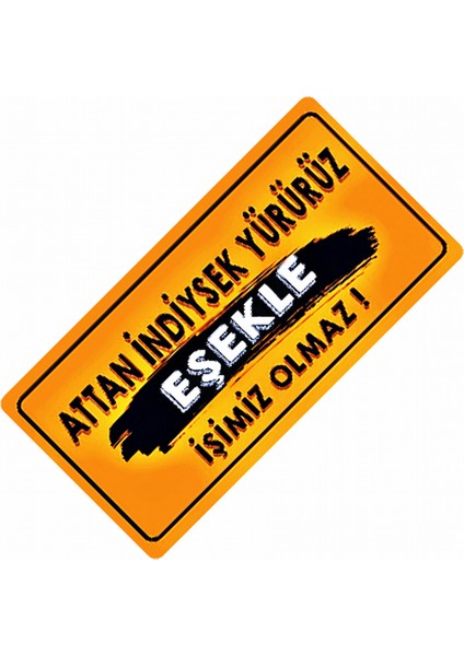 Attan İndiysek Yazılı Sök-Tak-Pratik Vantuzlu Yeni Nesil Dekor Pl