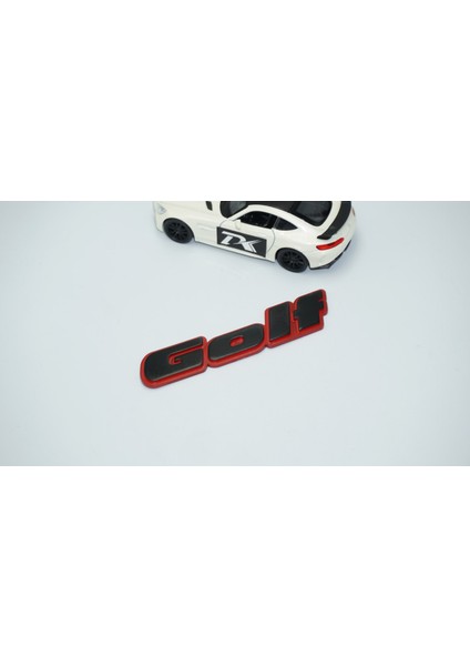 Golf Mk2 Mk3 Bagaj Siyah Kırmızı Yazı Logo Volkswagen Ile Uyumlu modelleri