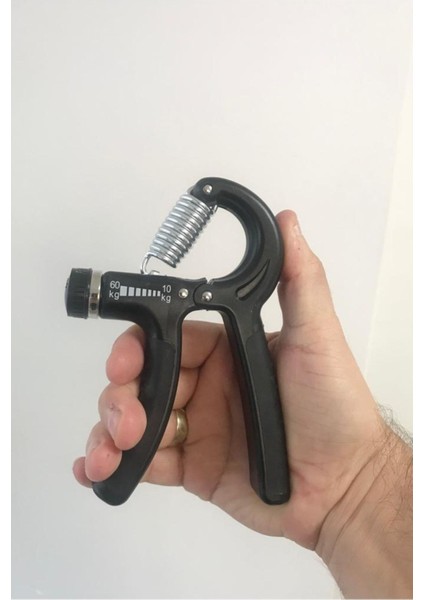 Siyah Siyah 5-60 kg Ayarlanabilir El Güçlendirici Yay Hand Grip Trainer - Ayarlanabilir El Yayı