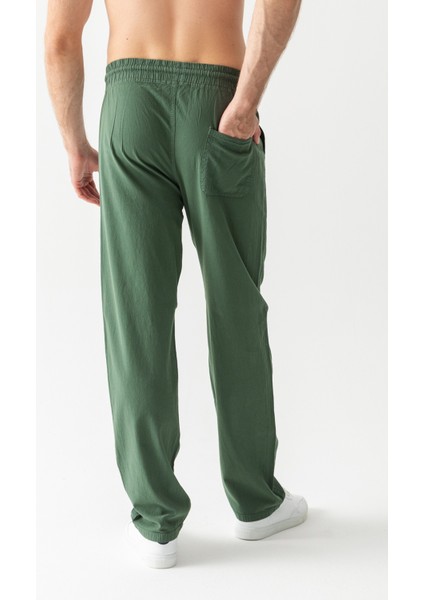 Keten Pantolon Yeşil fiyatları