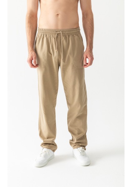 Keten Pantolon Bej