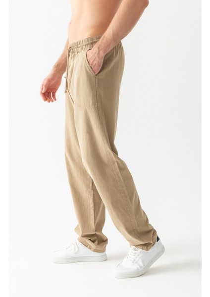 Keten Pantolon Bej