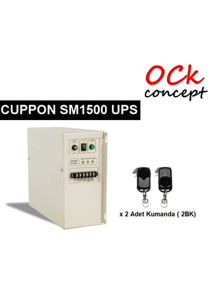 Cuppon R-Gk Kepenk Ups 1500W, Cuppon SM1500 Kepenk Güç Kaynağı, Cuppon Ups - 1500 Watt Kepenk Için Kesintisiz Güç Kaynağı