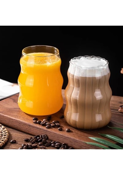2li Pipetli Kleemeiero Sunum Bardağı Meşrubat Kahve Soğuk Içecek Hediyelik Bardak 500ML fırsatları