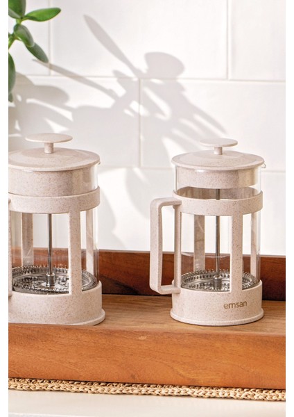 Tekno Trust Cam Ruby French Press 800 ml 600 ml ve Üzeri Bej fırsatları