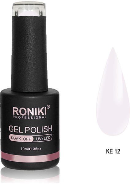 Kalıcı Oje Transparent Red KE12 10ml