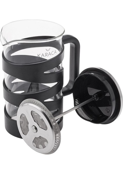 Tekno Trust Cam Diamond Black Borosilikat Cam French Press 600 ml Siyah 600 ml ve Üzeri indirimleri