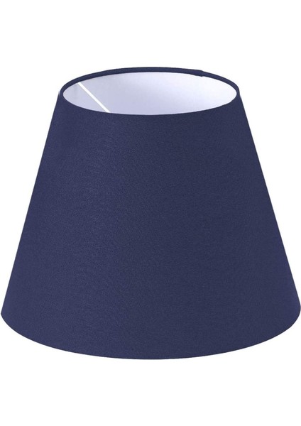 Konik Lambader Başlığı Lacivert Kumaş Çap 35 cm LB812