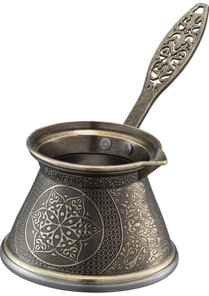 Tekno Trust Gri 6 Kişilik Inox Uyumlu Döküm Cezve 1 Parça Döküm
