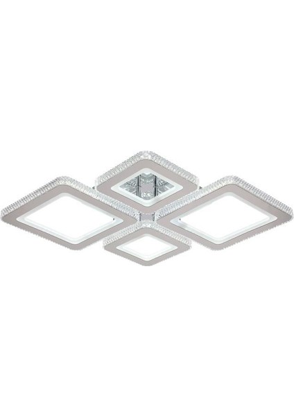 2021-4 Krom Dimmer Kumandalı LED Avize fiyatları
