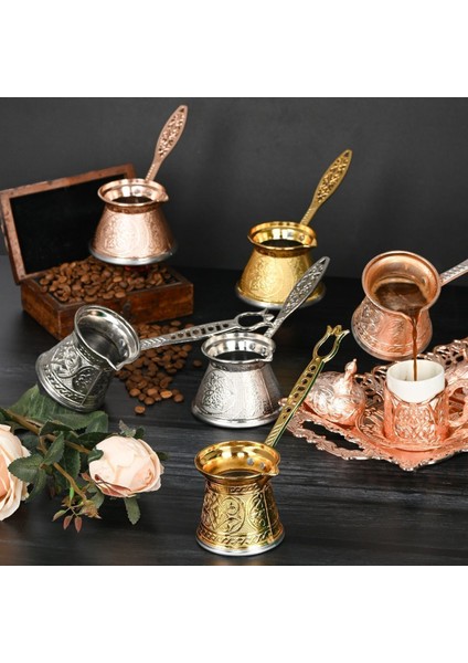 Tekno Trust 1 Parça 6 Kişilik Inox Uyumlu Döküm Cezve Döküm Gümüş fırsatları