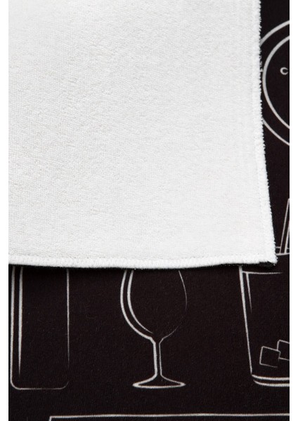 Tekno Trust 36 x 46 Baskılı Bulaşık Kurutma Matı 46X36 cm Kurulama Bezi Örtüsü MF-060 Siyah Siyah Silikon fiyatları