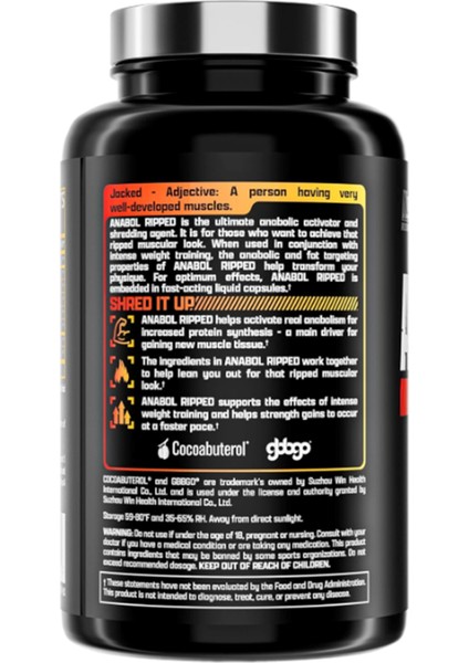Research Anabol Ripped Anabolic Muscle Builder 60 Likit Capsul Usa Versiondur fiyatları