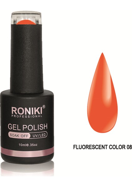 Neon Kalıcı Oje Fluorescent Color 08 10ml
