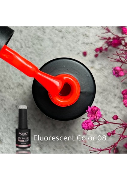 Neon Kalıcı Oje Fluorescent Color 08 10ml