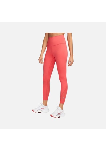 One High-Waisted 7/8 Training Kadın Pembe Spor Tayt DV9020
