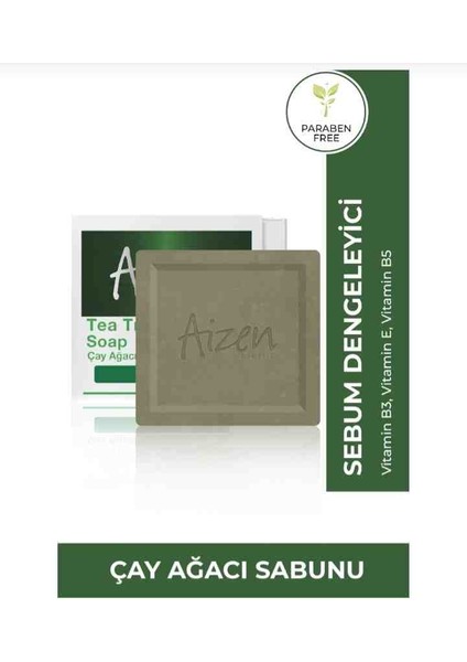 Tea Tree Oil Soap - Çay Ağacı Yağı Sabunu 150G