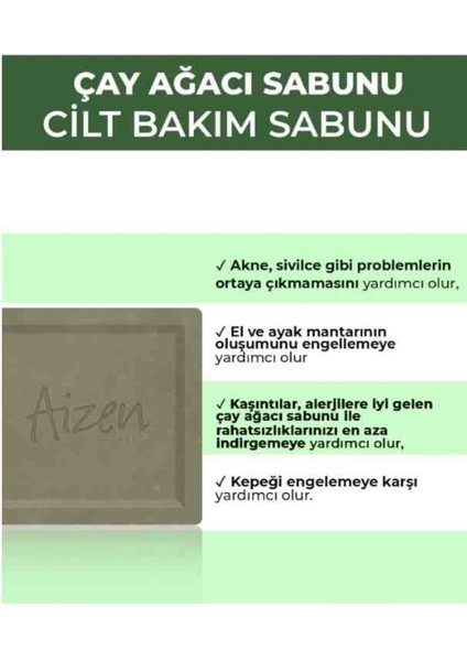 Tea Tree Oil Soap - Çay Ağacı Yağı Sabunu 150G