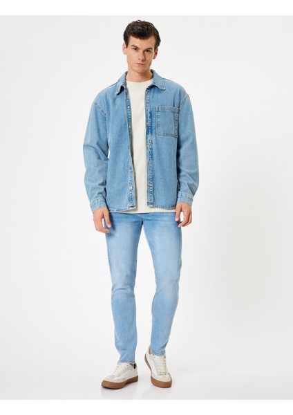 Skinny Fit Kot Pantolon - Michael Jean fiyatları