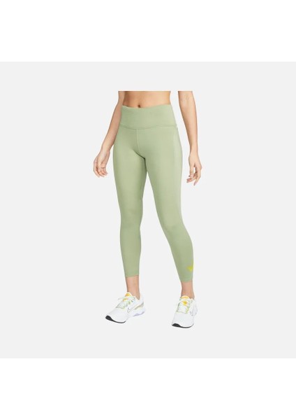 Dri-Fit Fast Mid-Rise 7/8 Running Kadın Spor Yeşik Koşu Tayt DX0948