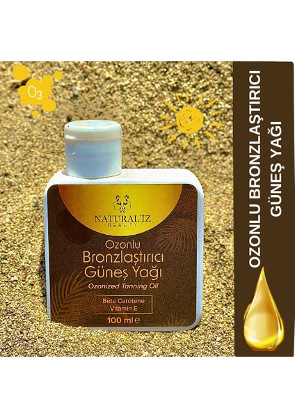 Ozonlu Bronzlaştırıcı Güneş Yağı Beta Carotene + Vitamin E