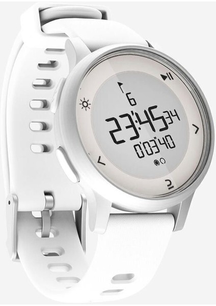 Tekno Trust Beyaz Kronometreli Koşu Saati - Beyaz - W500S S Beyaz Su Geçirmez 5 Atm Düz 37 mm Analog & Dijital