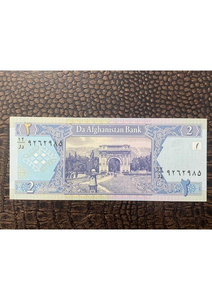 Afganistan 2 Afghanis (10/10)- Çil ( Unc)