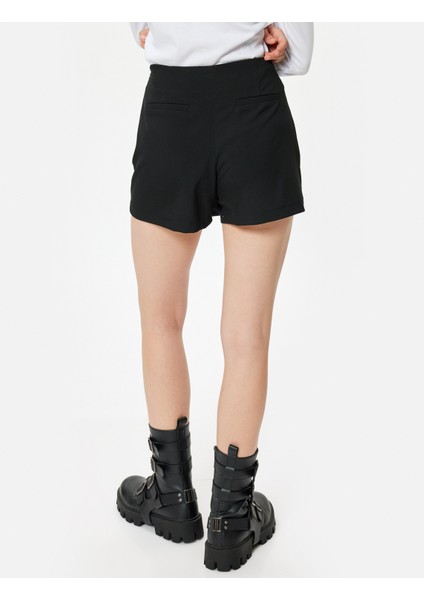 Mini Şort Etek Slim Fit Standart Bel