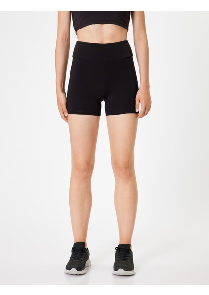 Spor Kısa Biker Tayt Yüksek Bel Slim Fit modelleri