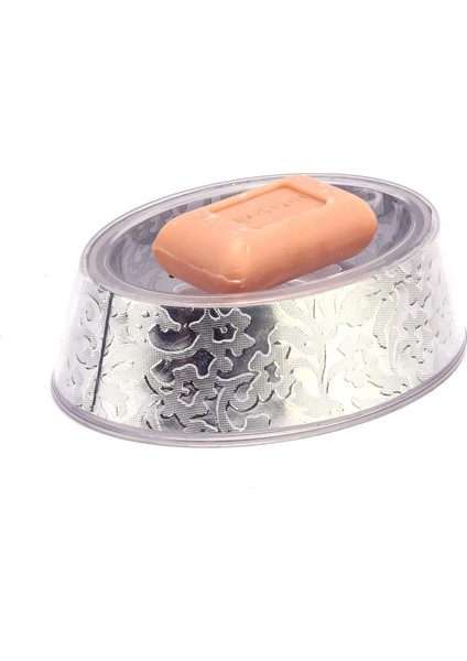 Gümüş Yaprak Desenli Akrilik