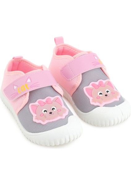 Yazlık Kız Çocuk Rahat Taban Cırt Cırtlı Ayarlanabilir Keten Günlük Ayakkabı modelleri