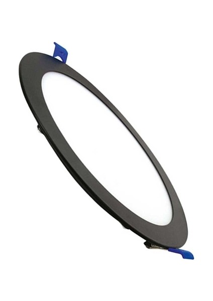 15W Sıvaaltı Yuvarlak LED Panel Armatür Siyah Gövde Gün Işığı 3000K AP01-01501