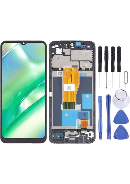 Realme (RMX3624) Realme C33 Ekran LCD Uyumlu Dokunmatik Full Çıtalı