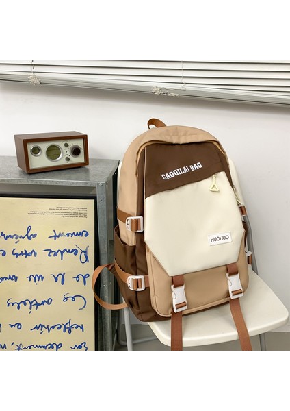 Son Moda Ortaokul Öğrencisi Okul Çantaları, Nefes Alabilen, Aşınmaya Dayanıklı ve Yükü Azaltan Naylon Malzemeden Üretilmiştir, Erkek ve Kız Çocuk Okul Çantaları Için Uygundur (Yurt Dışından)