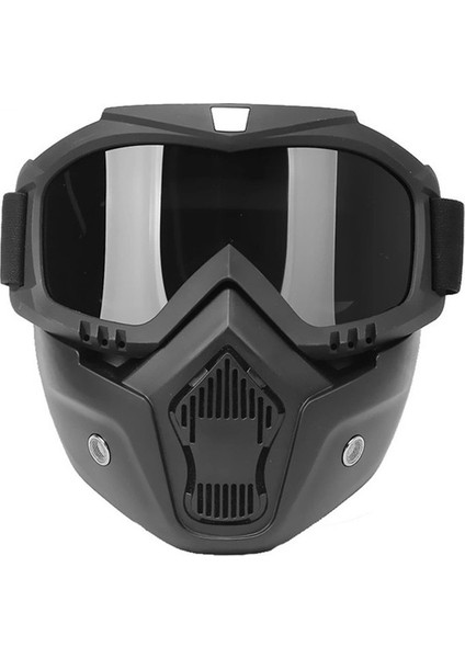 Kkmoon Mortorcycle Yüz Maskesi Açık Yüz Kask Motokros Göz (Yurt Dışından)